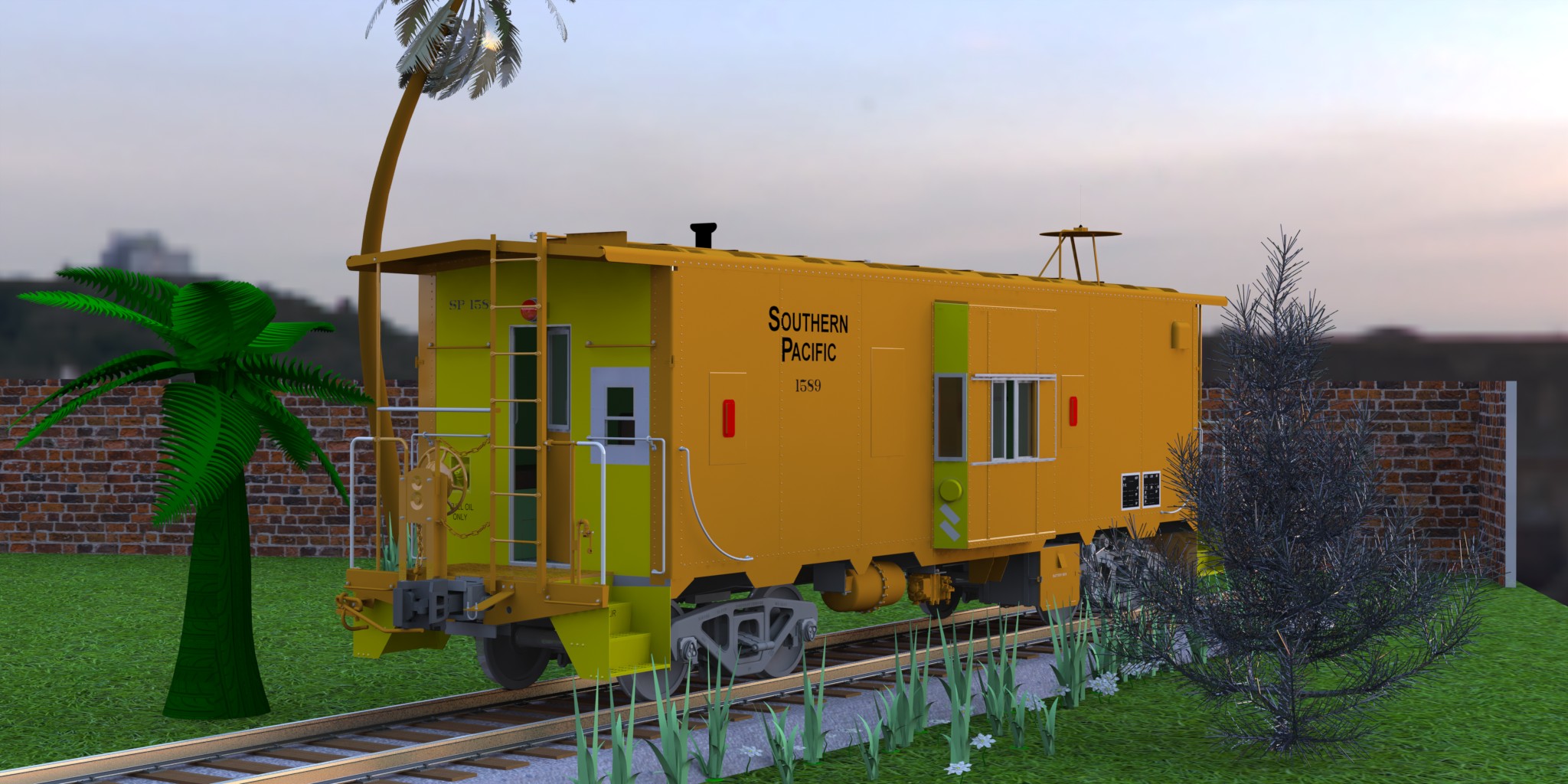 南太平洋1589号车尾