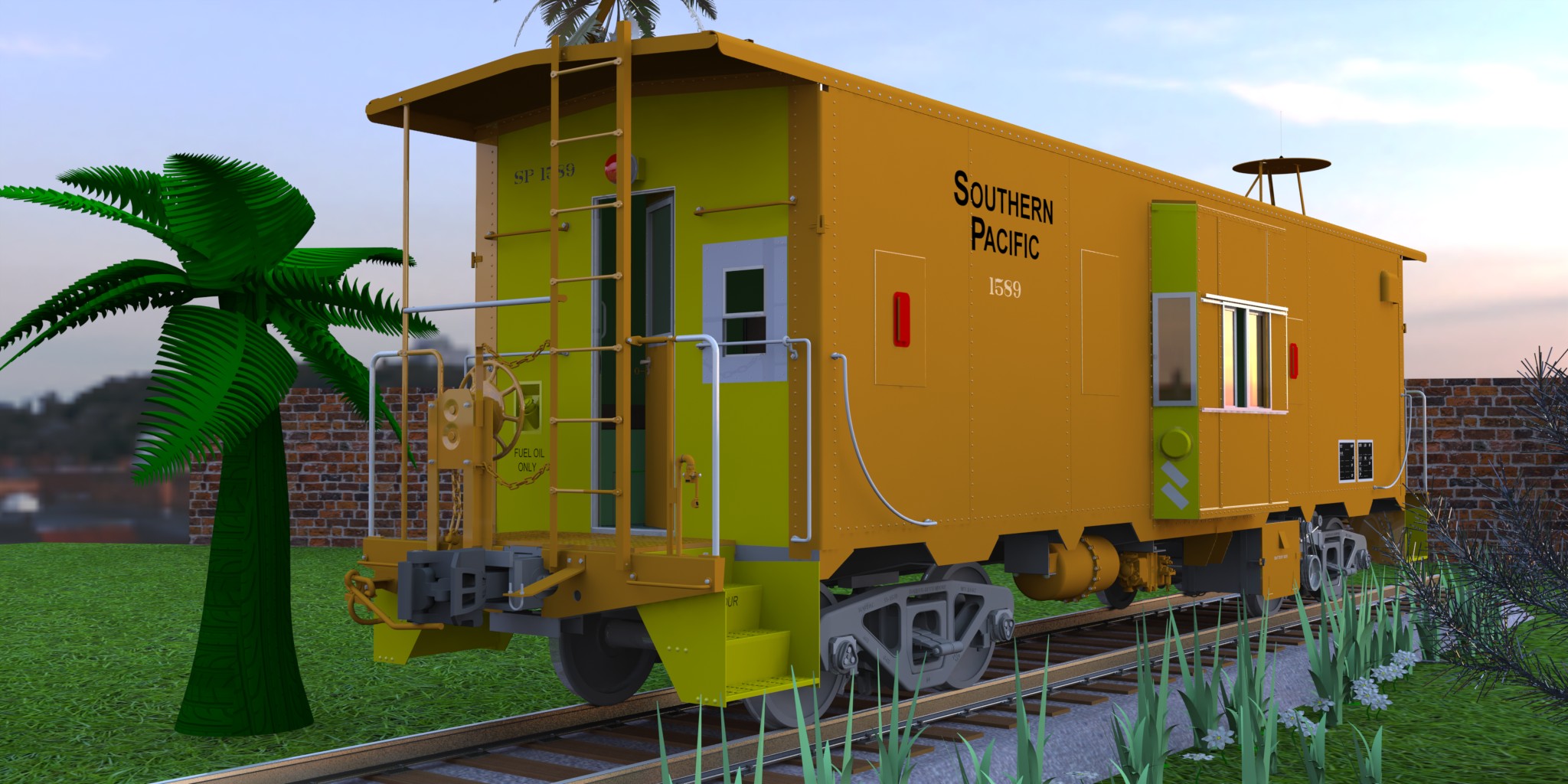 南太平洋1589号车尾