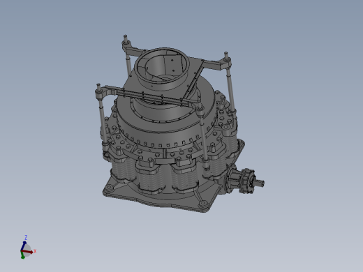 圆锥破碎机机械设计（pyb1200型圆锥式破碎机）【说明书+CAD图纸+SW三维+STEP x_t 通用格式+开题报告+外文翻译】