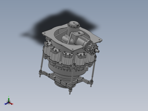 圆锥破碎机机械设计（pyb1200型圆锥式破碎机）【说明书+CAD图纸+SW三维+STEP x_t 通用格式+开题报告+外文翻译】正等轴测缩略图