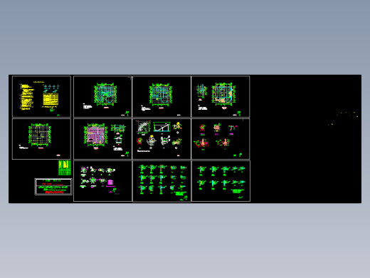 某地三层钢结构别墅结构设计施工图