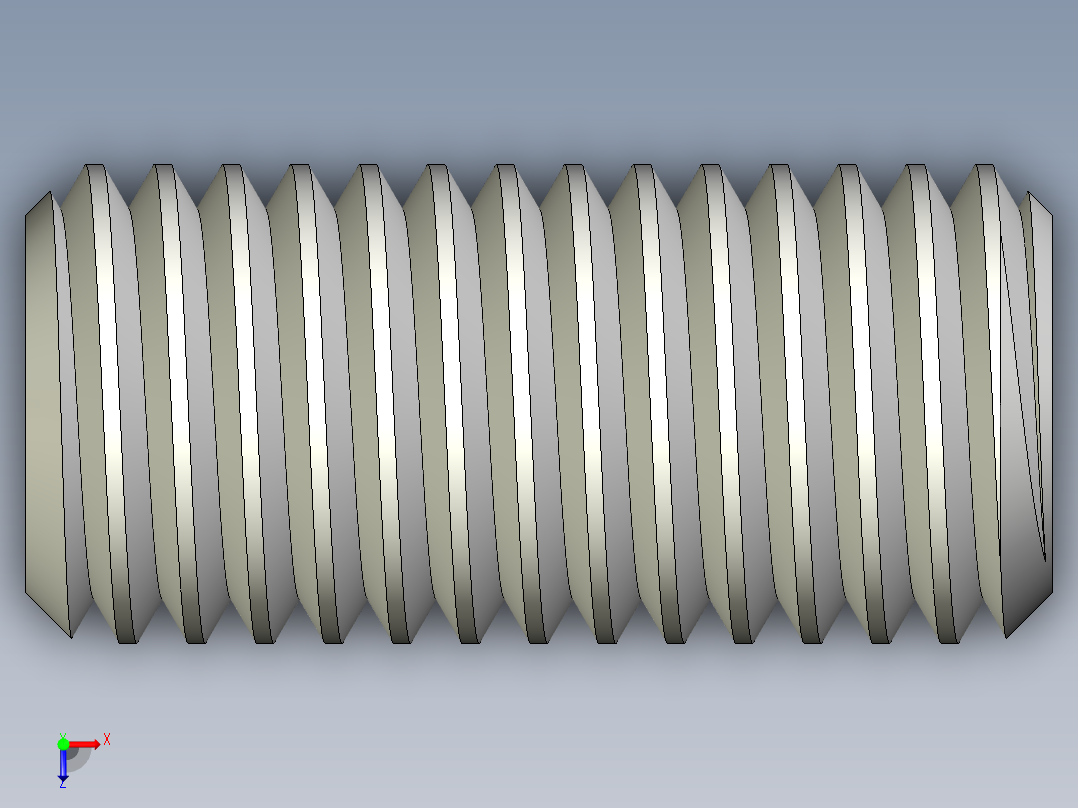 DIN 913-ISO 4026 固定螺钉-M14 L=30.STEP俯视图