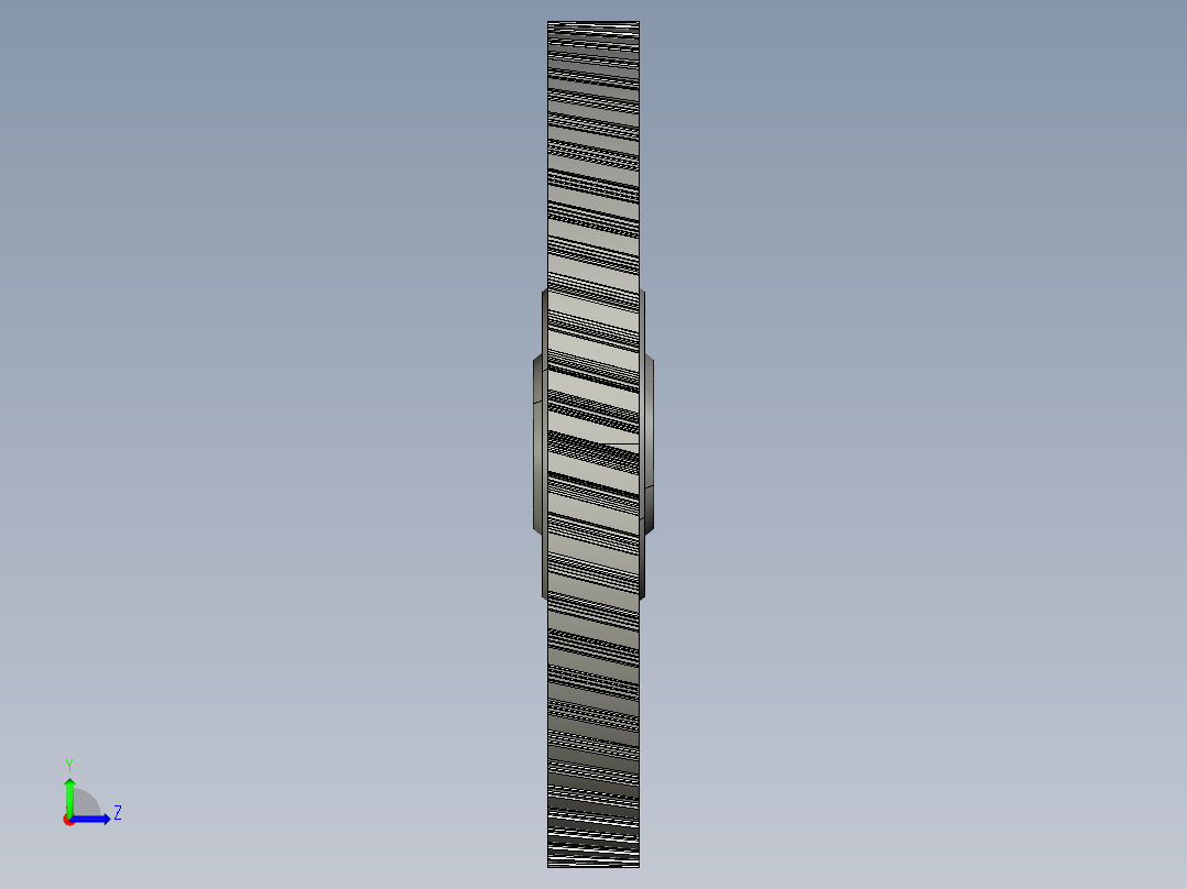 涡轮 叶片 涡扇 (13)左视图