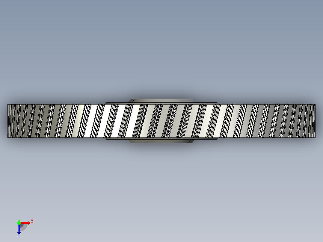 涡轮 叶片 涡扇 (13)俯视图