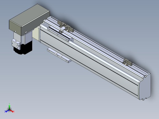 同步带滑台-半封闭B10H-L45-S300-RU-P40-D3