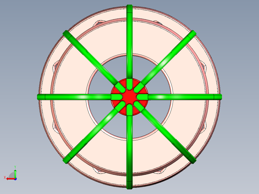 爱——苹果笔架后视图
