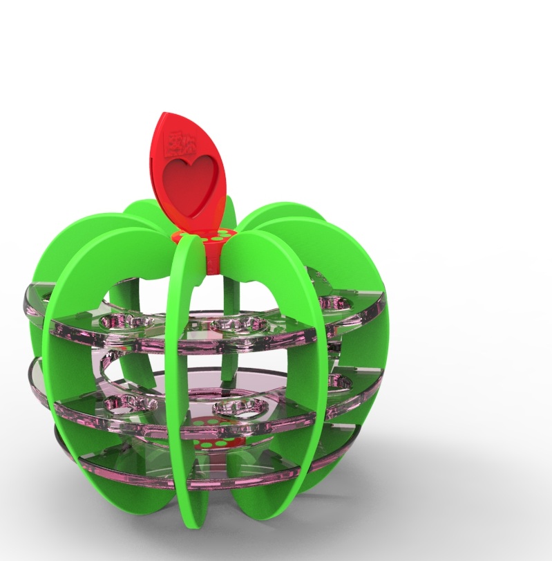 爱——苹果笔架