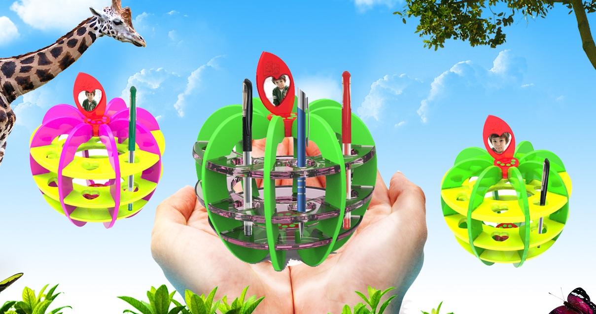 爱——苹果笔架