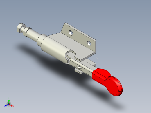 推拉式夾鉗SSP(B)-3D多系列多零件图纸模型