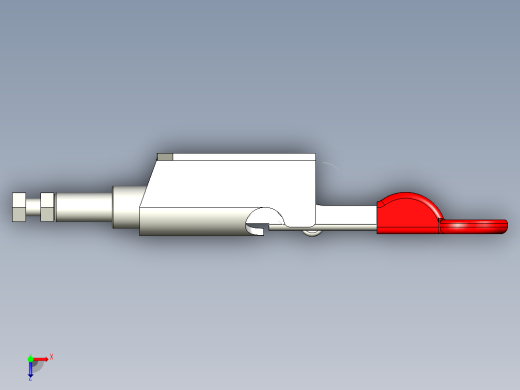 推拉式夾鉗SSP(B)-3D多系列多零件图纸模型俯视缩略图