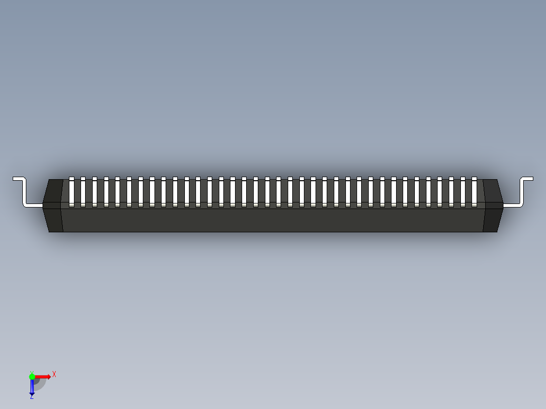 元器件3D封装QFP144_FPT-144P-M05164俯视图