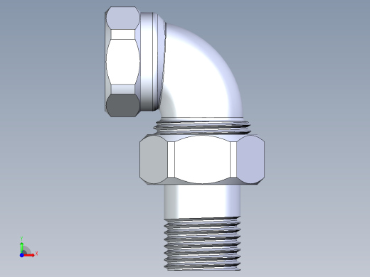 散热器接头G 1-2英寸前视缩略图