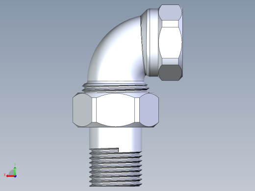 散热器接头G 1-2英寸后视缩略图