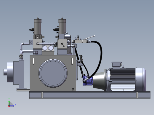 液压泵试验液压站左视缩略图