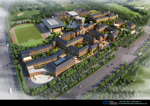 徐州国际学校公建学校 欧式 CCI（含文本效果图 CAD SU）缩略图