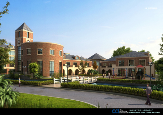徐州国际学校公建学校 欧式 CCI（含文本效果图 CAD SU）缩略图