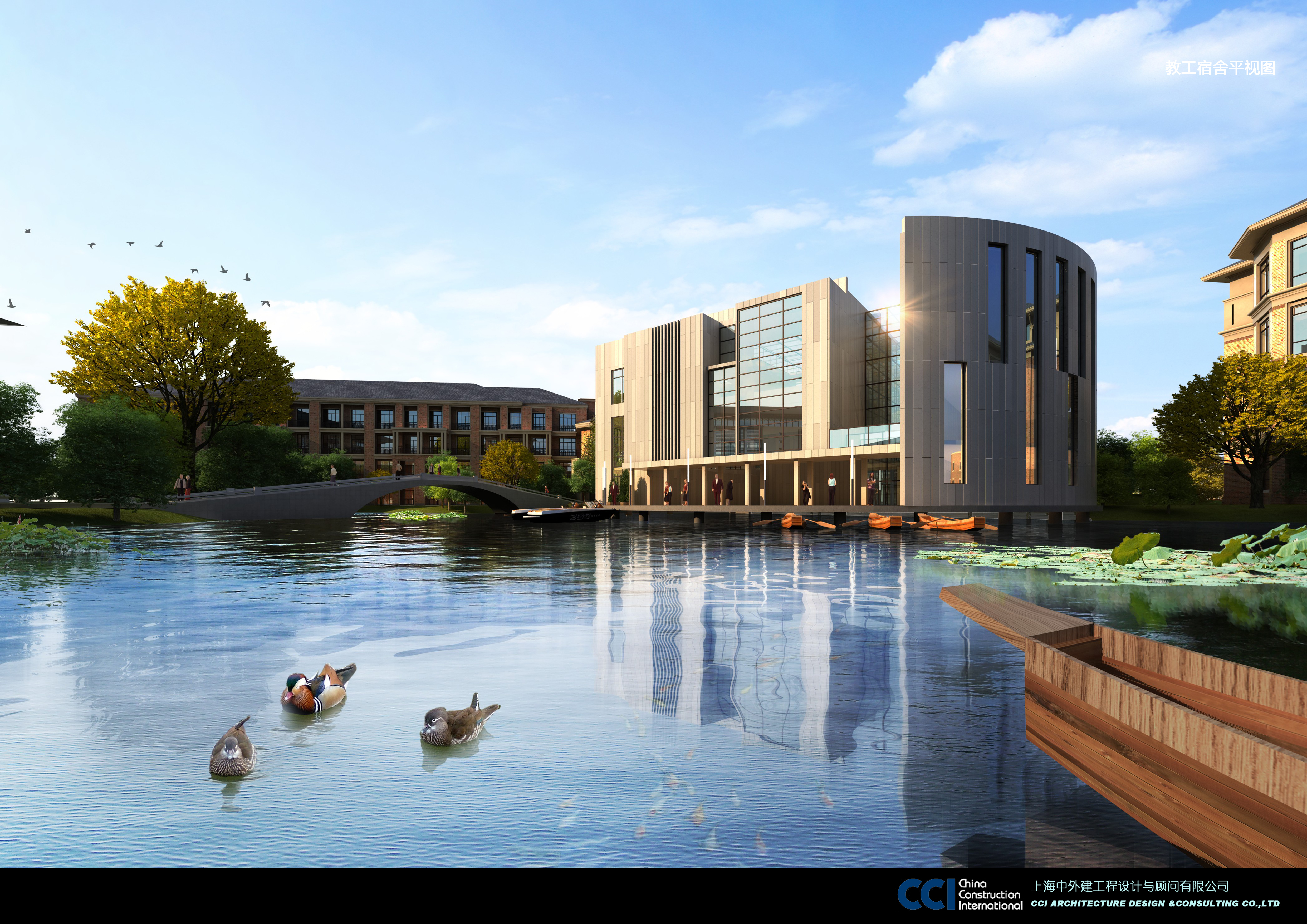 徐州国际学校公建学校 欧式 CCI（含文本效果图 CAD SU）