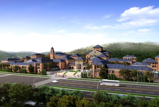 徐州国际学校公建学校 欧式 CCI（含文本效果图 CAD SU）缩略图