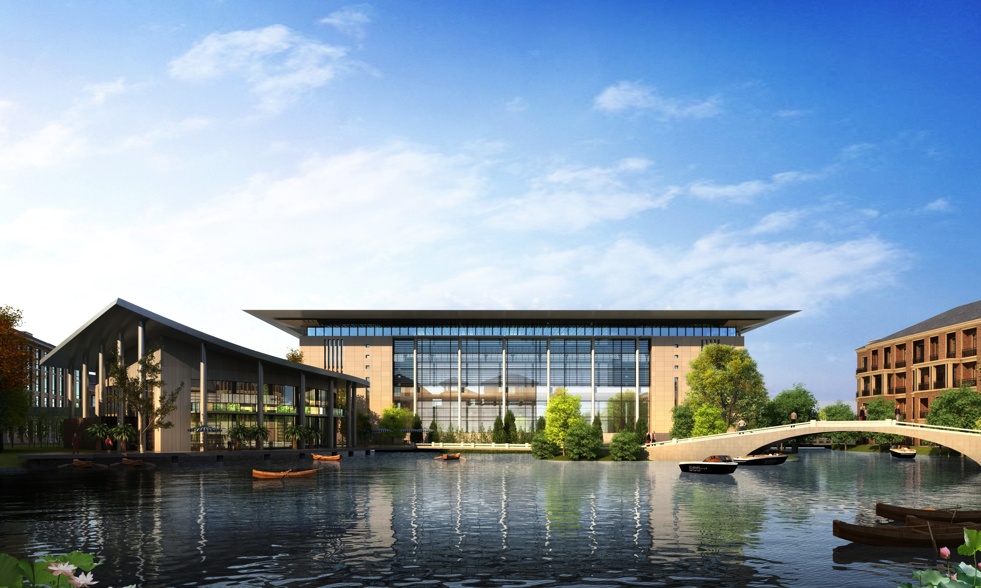 徐州国际学校公建学校 欧式 CCI（含文本效果图 CAD SU）