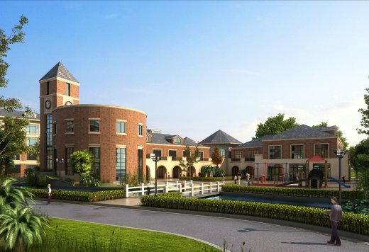 徐州国际学校公建学校 欧式 CCI（含文本效果图 CAD SU）缩略图