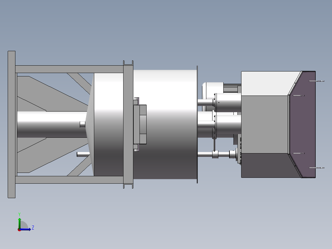 搅拌机sw21左视图