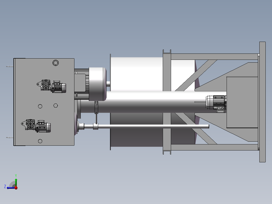 搅拌机sw21右视图