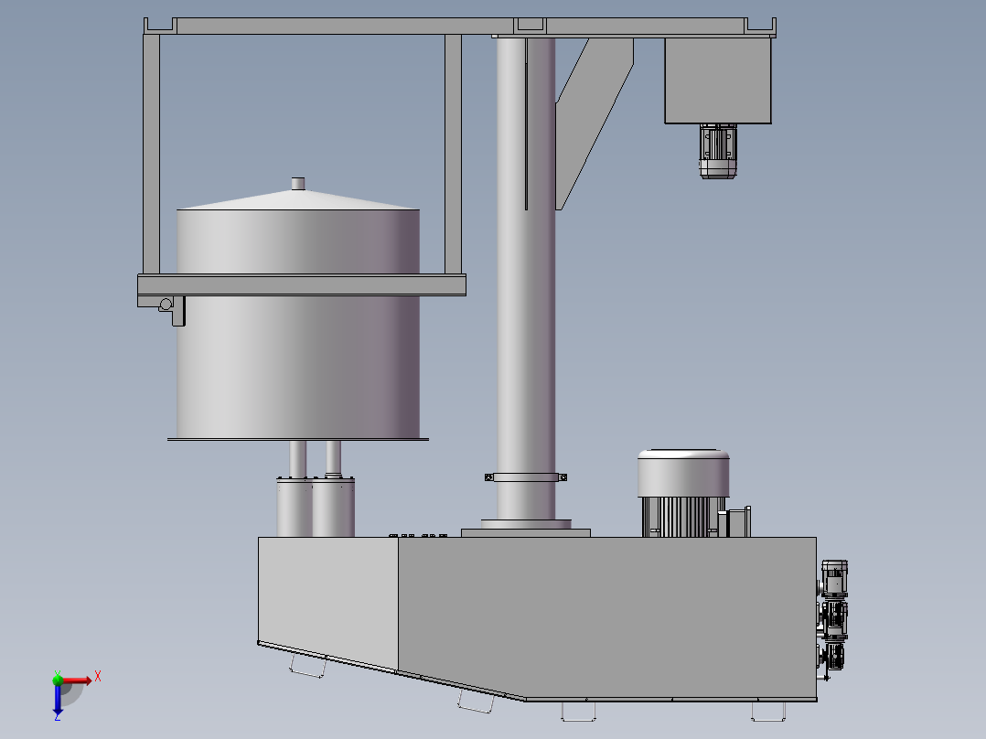 搅拌机sw21俯视图