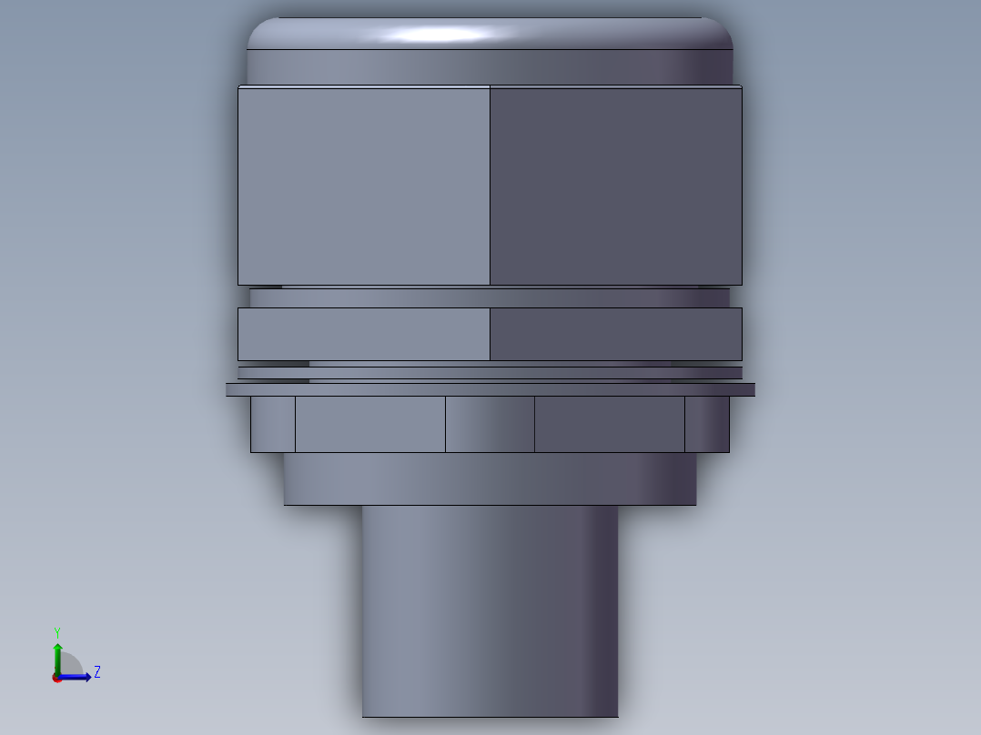 枪线出现座MG63A-46左视图