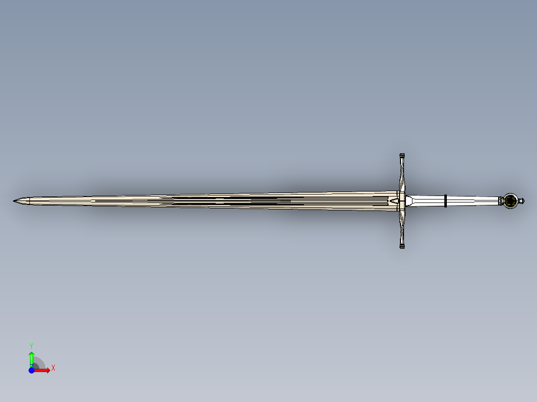 剑、宝剑(92)前视图