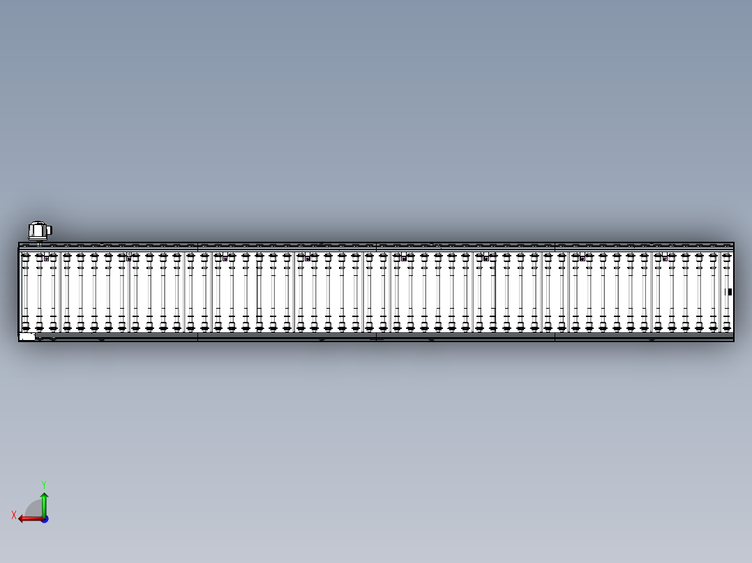 2023.02月-积放式滚筒线sw18可编辑后视图