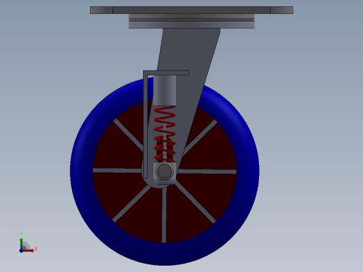 后轮悬架前视缩略图