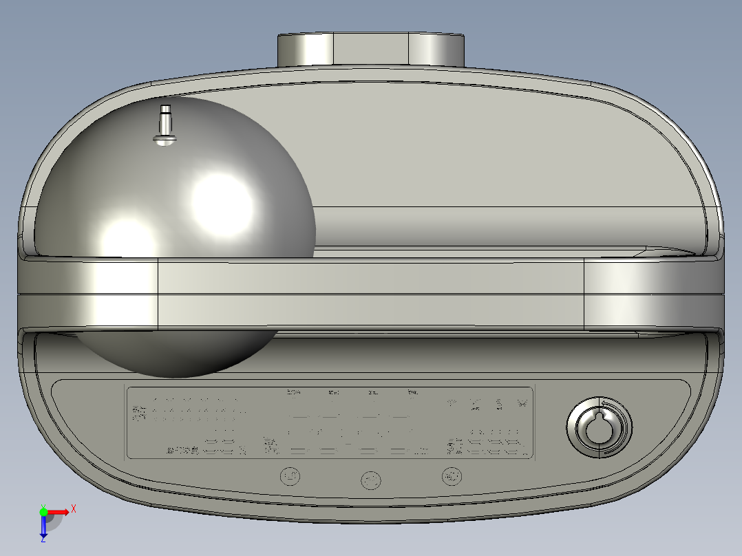 医用家用制氧机3L-5L俯视图