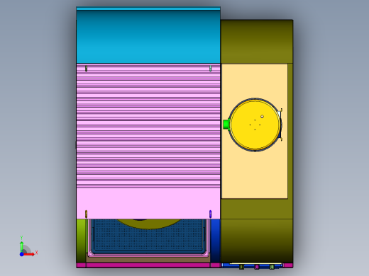 环保喷涂材料用的智能涂装滚喷机前视缩略图