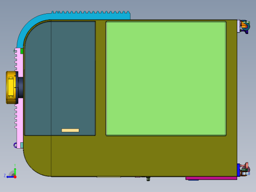 环保喷涂材料用的智能涂装滚喷机右视缩略图