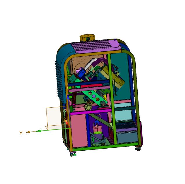 环保喷涂材料用的智能涂装滚喷机