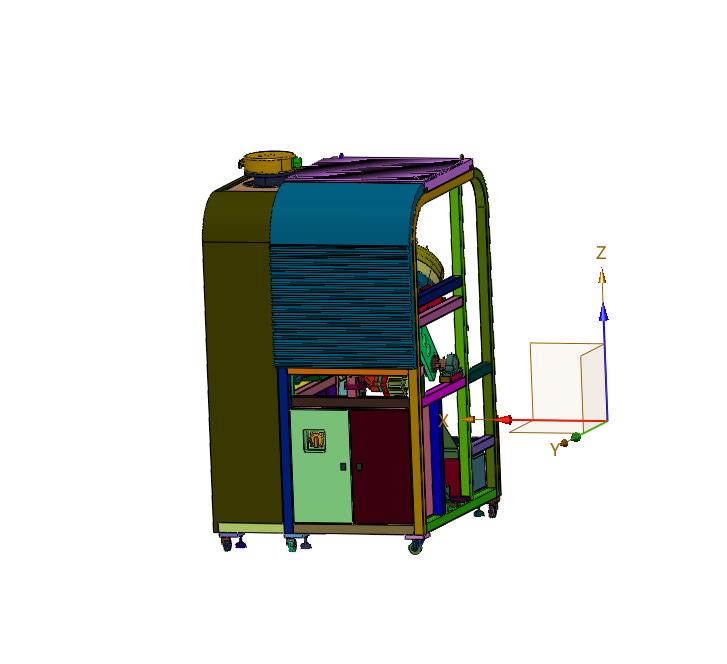 环保喷涂材料用的智能涂装滚喷机