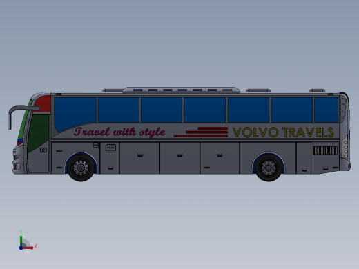 客车、公交车、沃尔沃9400前视缩略图