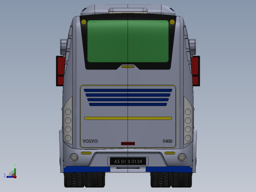 客车、公交车、沃尔沃9400右视缩略图