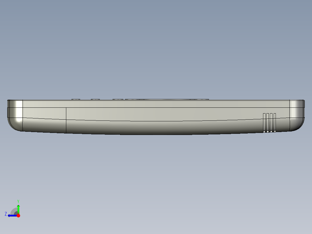 遥控器、遥控板(26)右视图