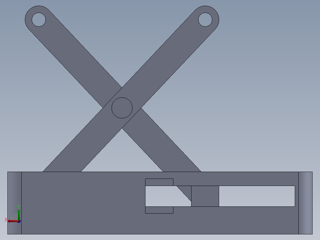 剪叉式升降机 、升降机(47)后视图