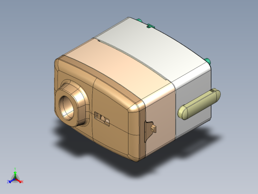 高档榨汁机正等轴测缩略图