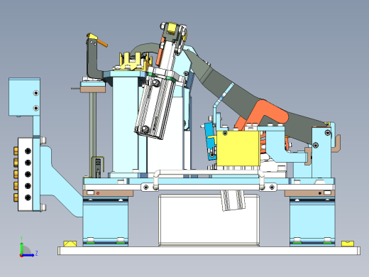 焊接夹具左视缩略图