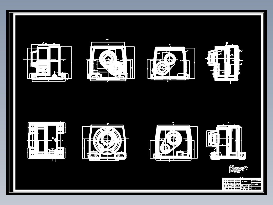 减速电机箱体的机械加工的工艺规程编制及夹具设计含5张CAD图