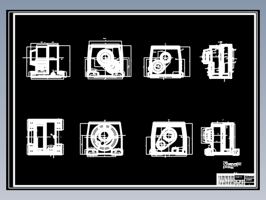 减速电机箱体的机械加工的工艺规程编制及夹具设计含5张CAD图