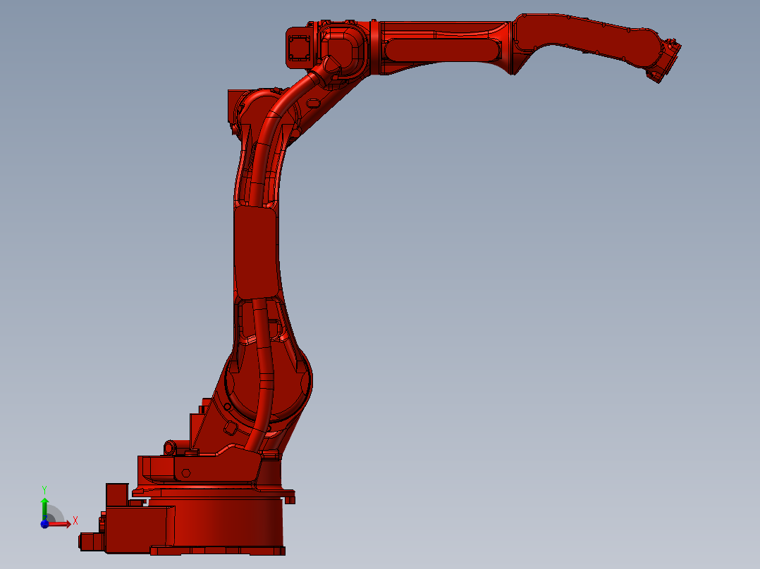 齿轮齿条移动式焊接机器人前视图