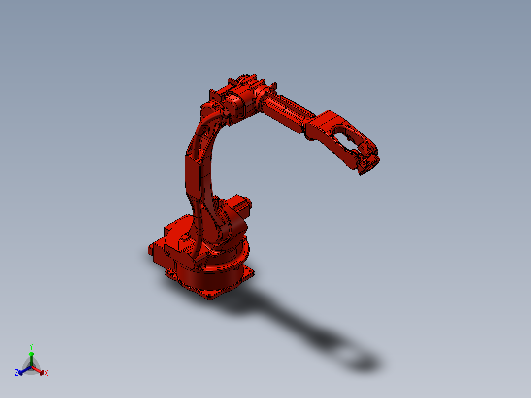 齿轮齿条移动式焊接机器人正等轴测图