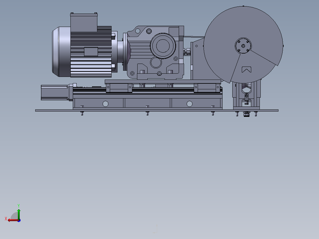 精密数控切断机.SLDPRT后视图