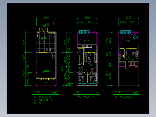 一百来平米的骑楼设计