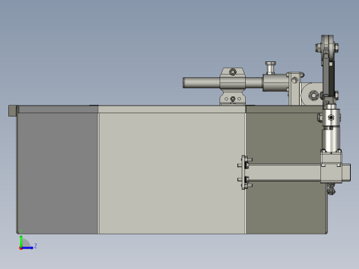 A0003927-用于铣床的关节式手臂保护装置左视缩略图