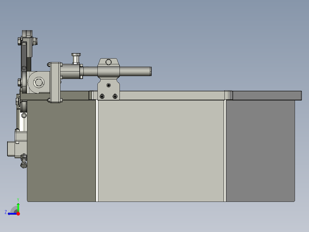 A0003927-用于铣床的关节式手臂保护装置右视图
